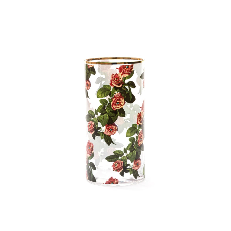 Ваза Roses Medium Seletti Toiletpaper Glass Vase 14173