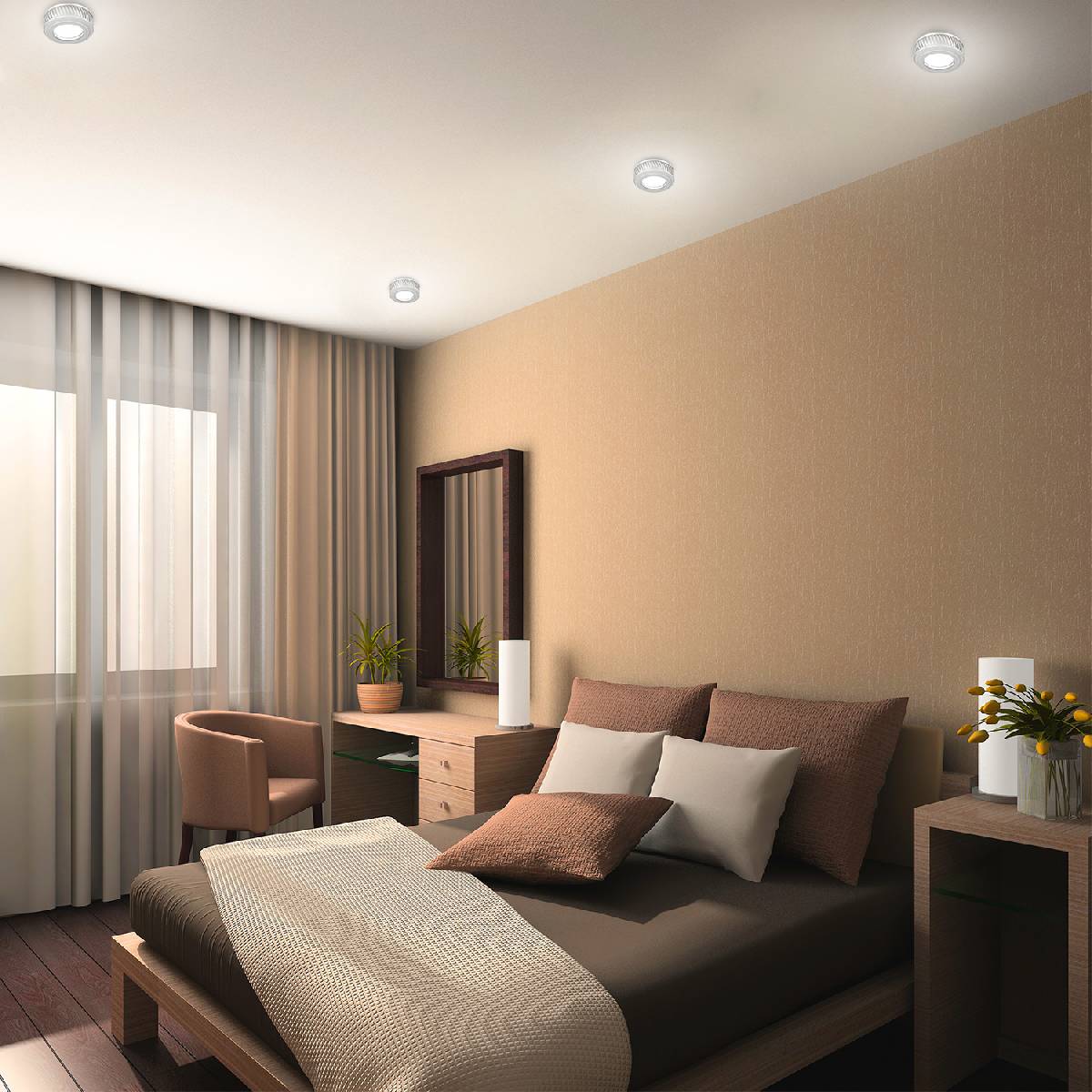 Маленький точечный светильник Gauss Backlight BL086