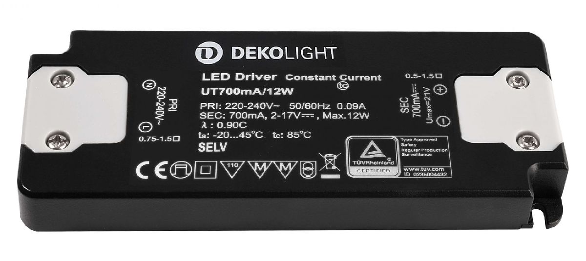 Блок питания Deko-Light 12Вт 220-240В IP20 862227