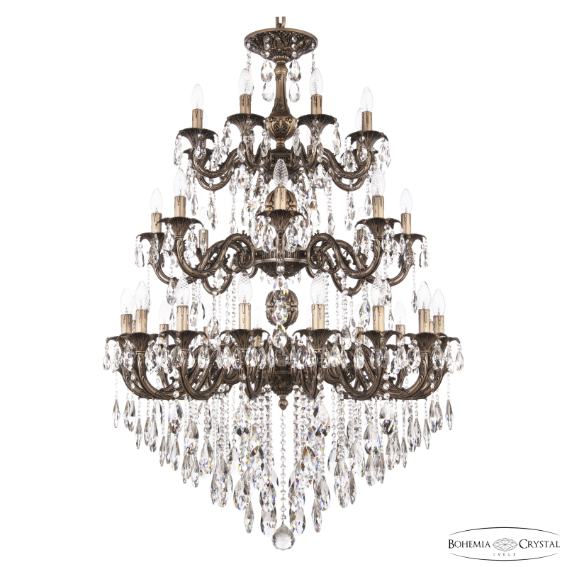 Подвесная люстра Bohemia Ivele Crystal AL79101/16+8+8/300/3d B SGB