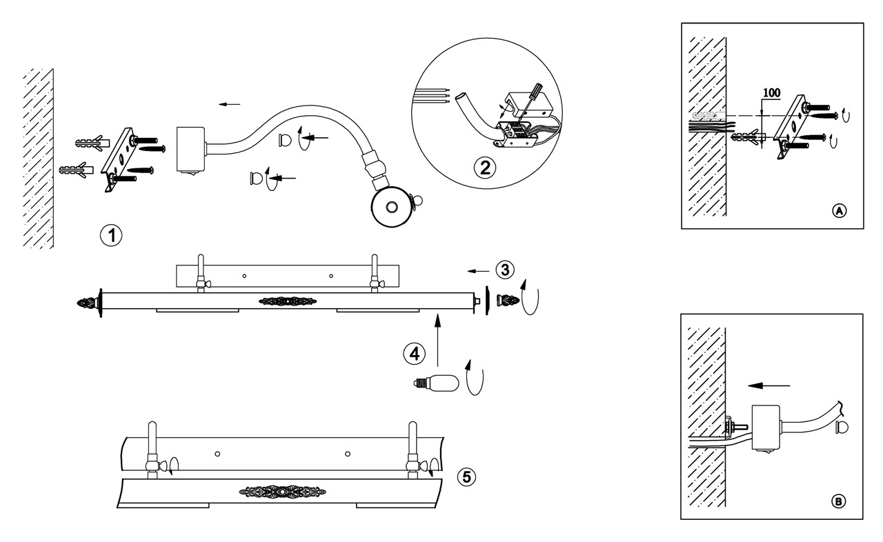 Подсветка для картин Odeon Light Benor 2530/4W