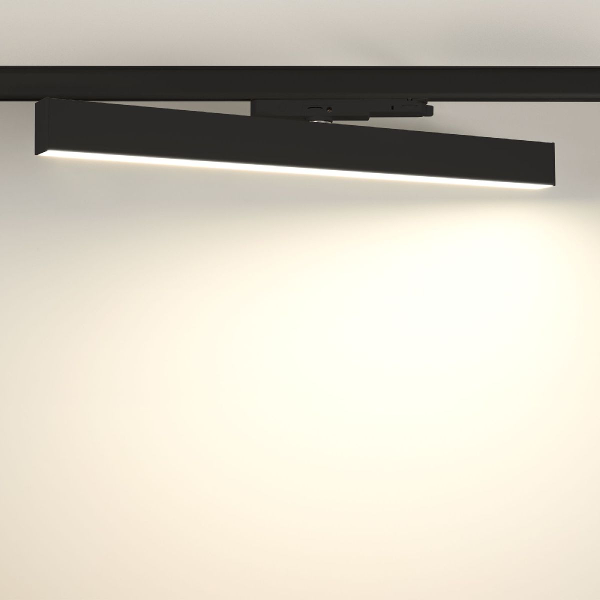 Трековый однофазный светильник Arlight LGD-FLAT-4TR-S605-25W Warm3000 (BK, 100 deg, 230V) 033698