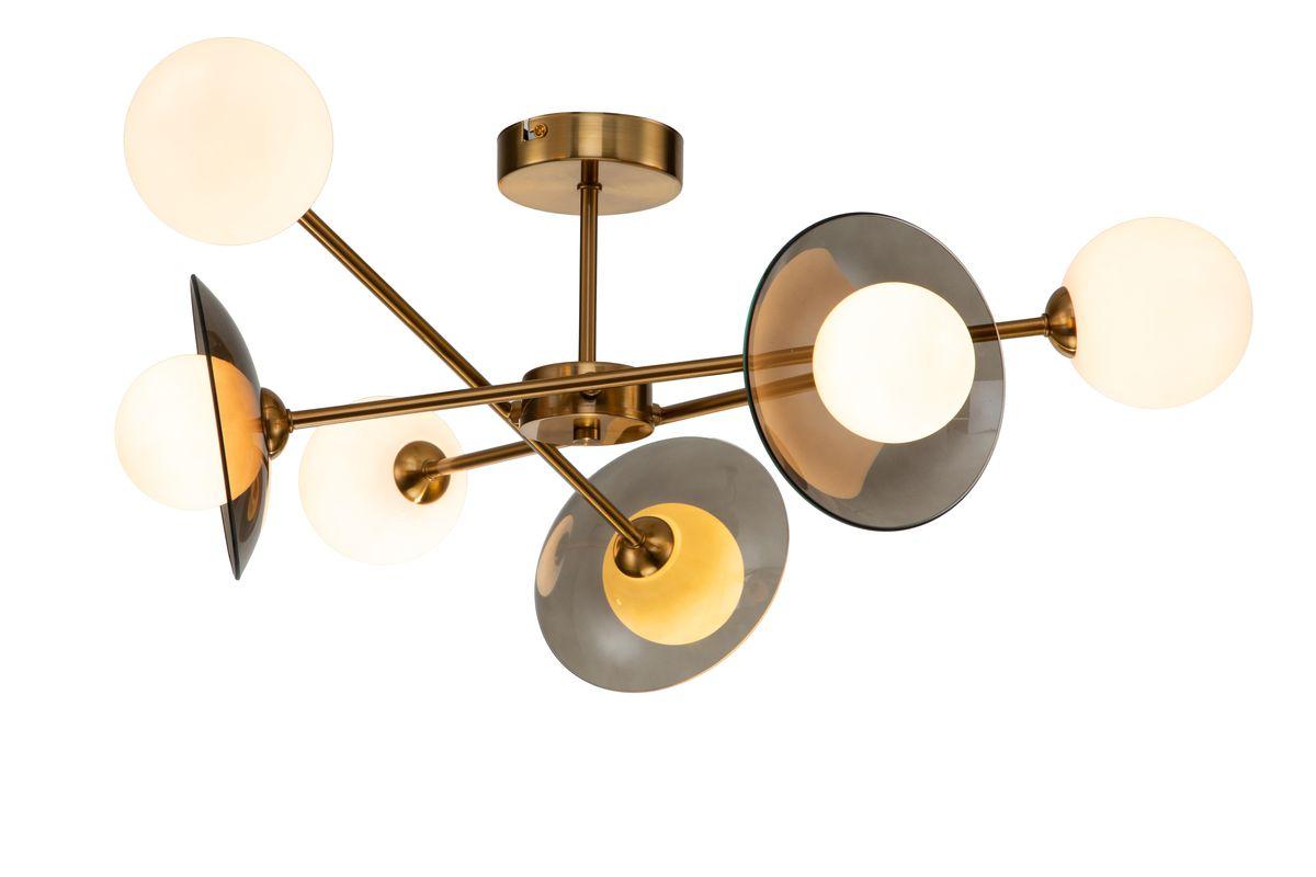Потолочная люстра Indigo Jazz 11020/6C Brass V000163