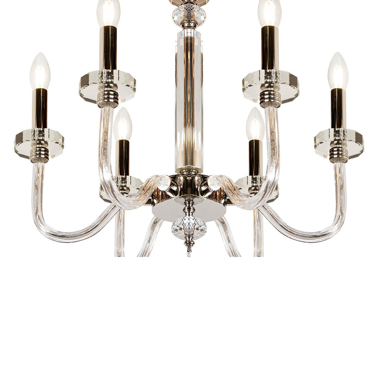 Подвесная люстра iLamp Vibe P9474-6 Nickel