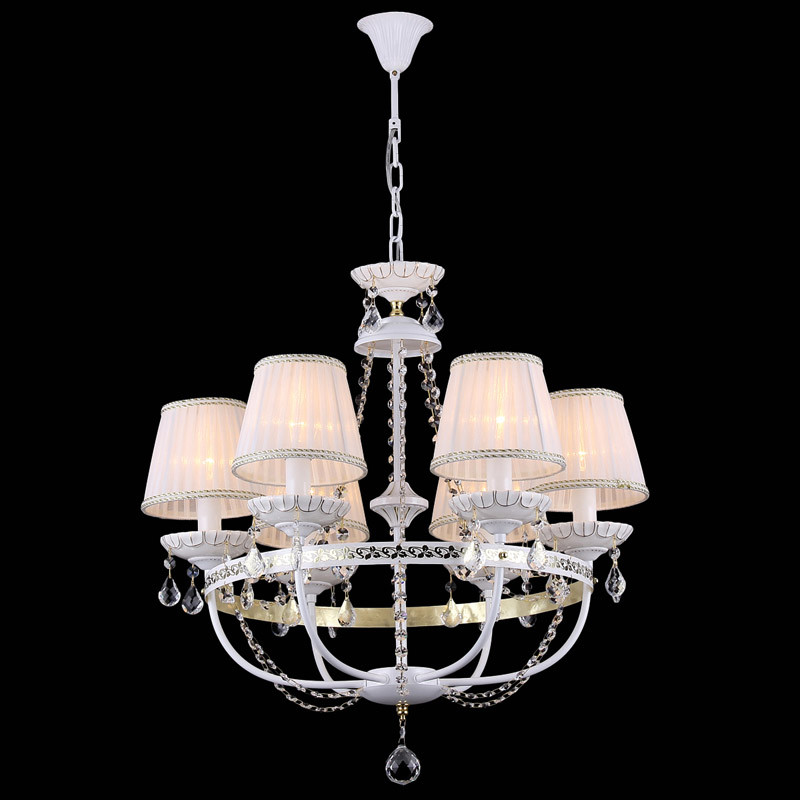 Подвесная люстра Natali Kovaltseva 10849/6C WHITE GOLD