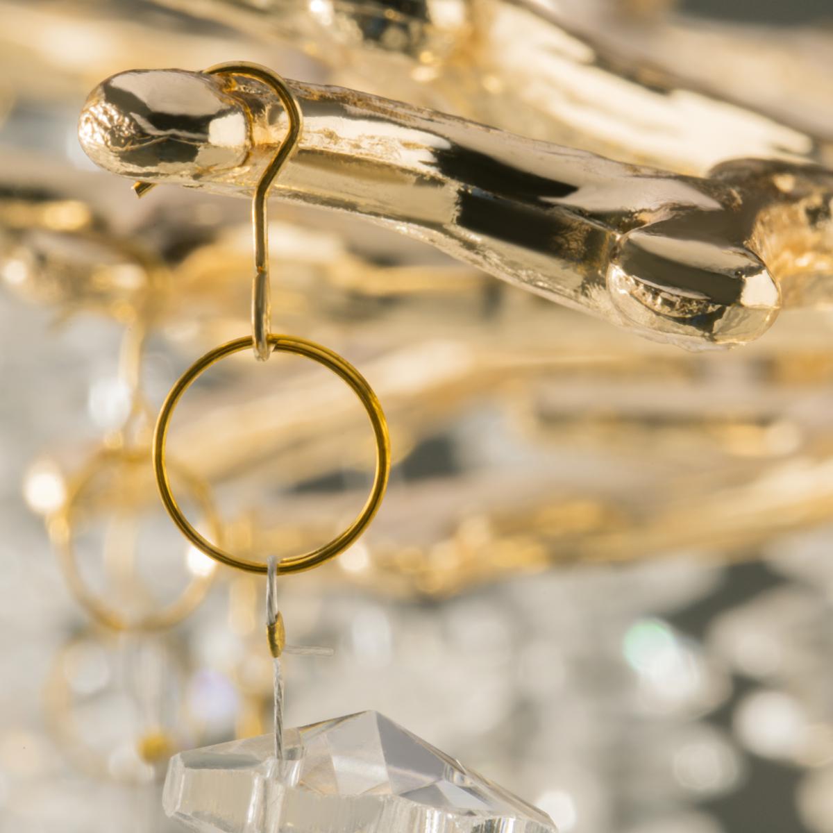 Люстра на штанге Freya Mineral FR1010CL-08G