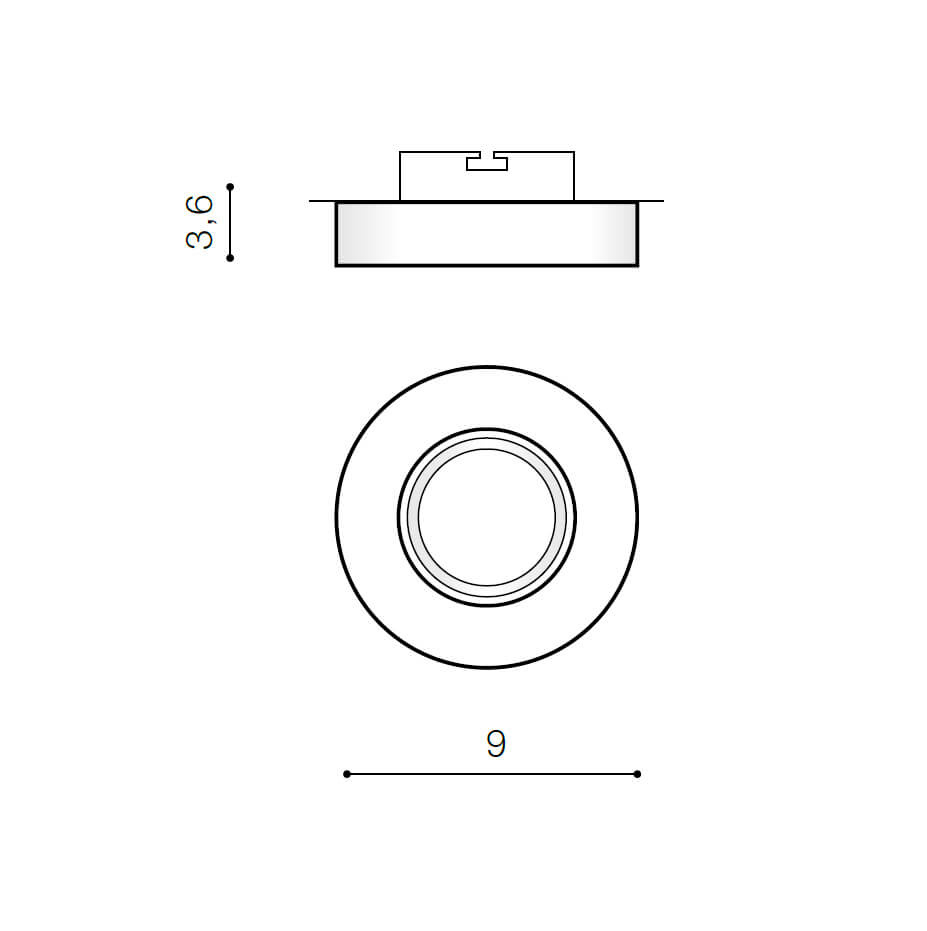 Встраиваемый светильник Azzardo Savio Round AZ2779