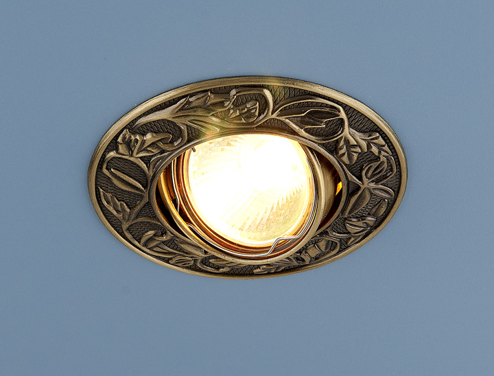 Встраиваемый светильник Elektrostandard 711 MR16 SB бронза 4690389066931