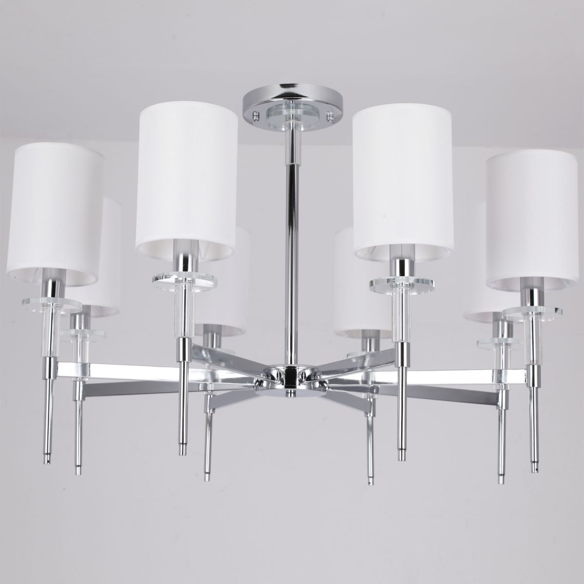 Люстра на штанге Illumico IL1382-8CPA-29 CR Romei