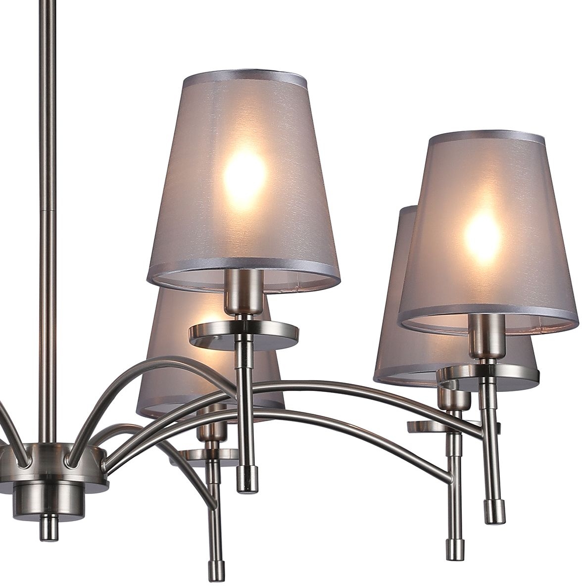 Люстра на штанге Escada Faith 694/8PL Nickel