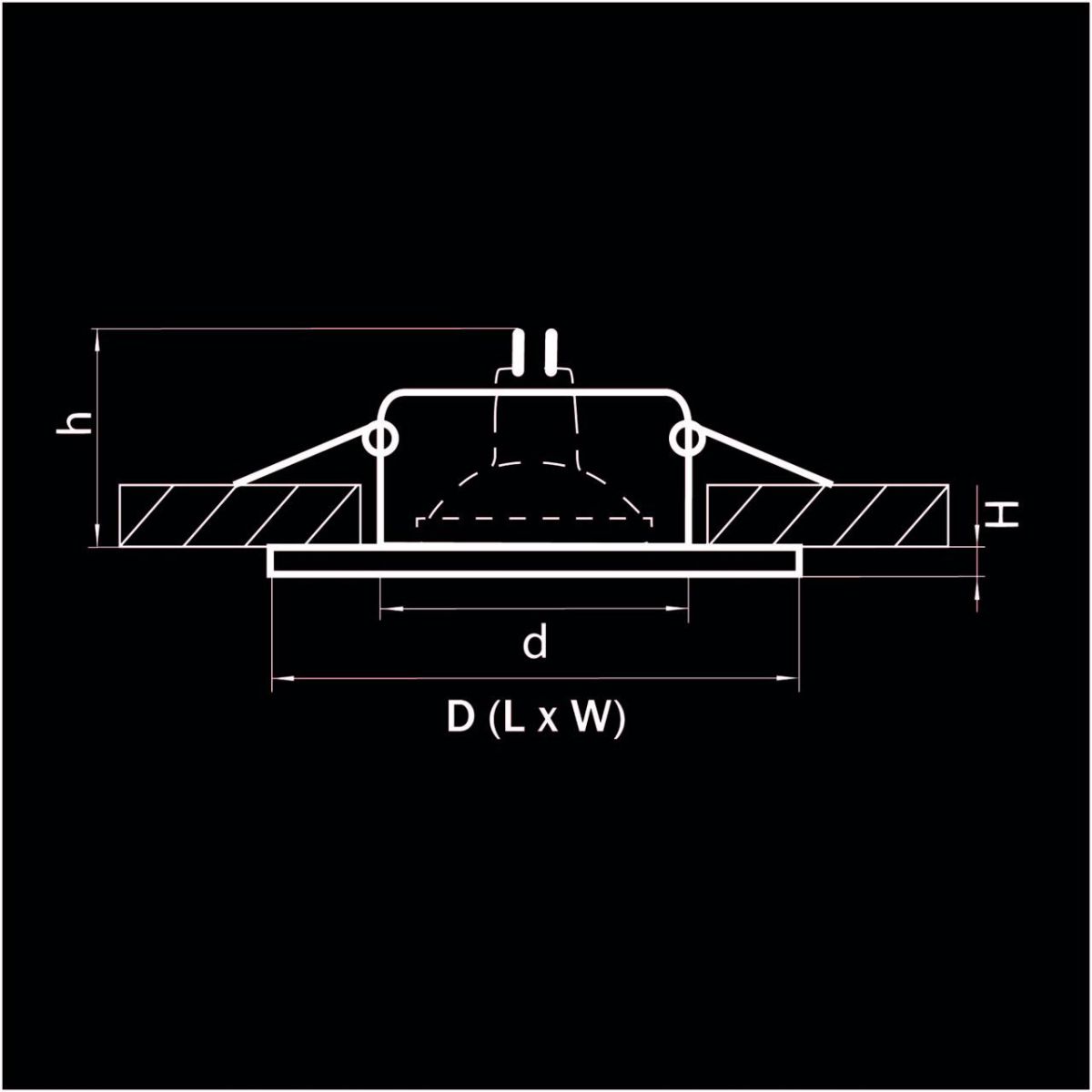 Встраиваемый светильник Lightstar Anello 002250 УЦ