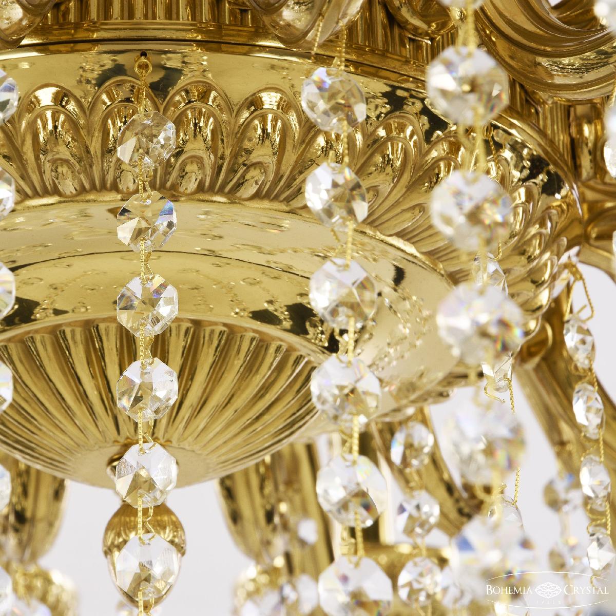Подвесная люстра Bohemia Ivele Crystal 75402/16/360 B G FD2B