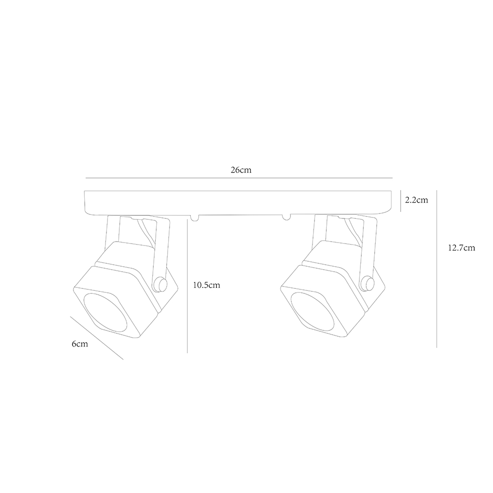 Спот Arte Lamp Misam A1315PL-2BK