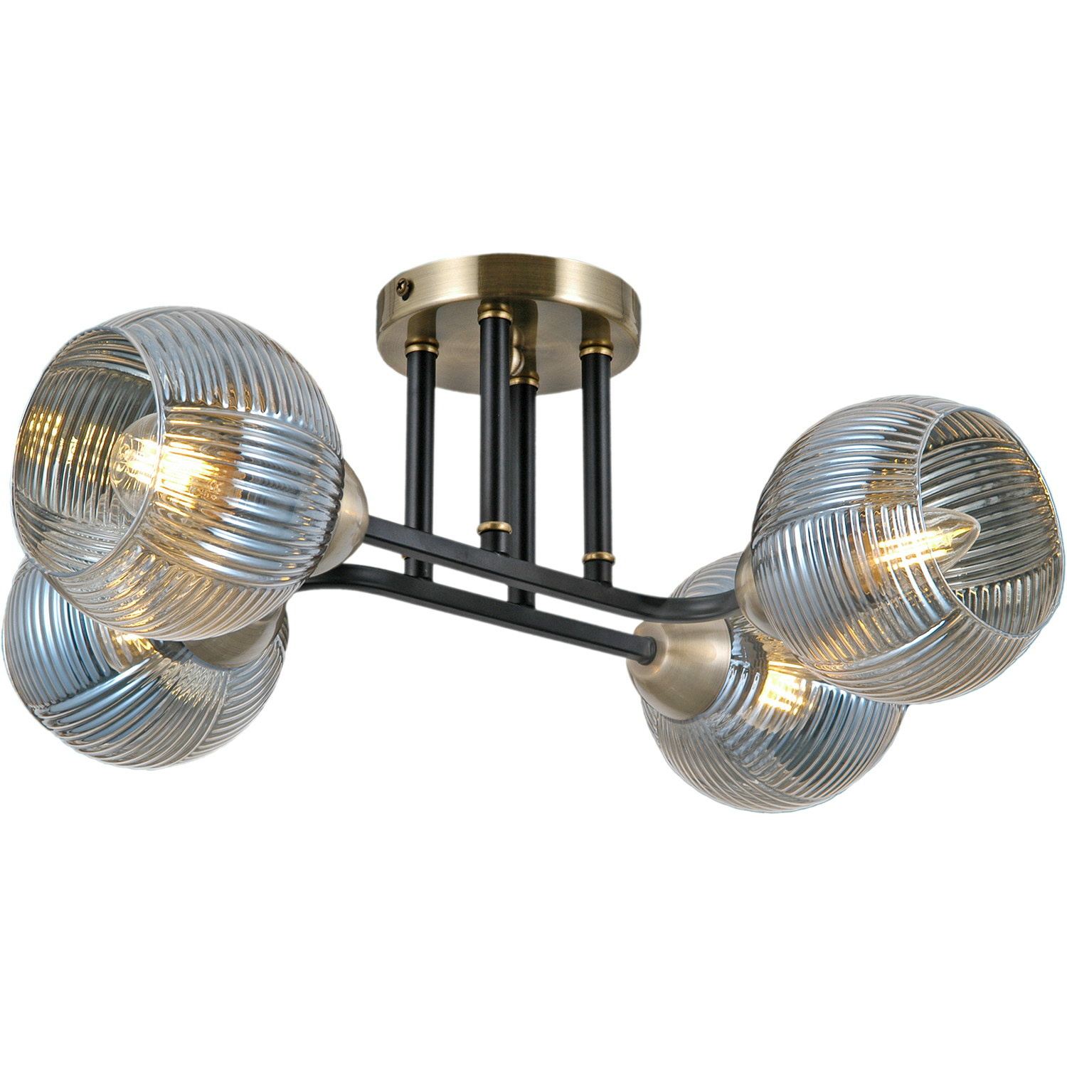 Люстра на штанге Illumico IL0395-4CSQ-79 BK AB