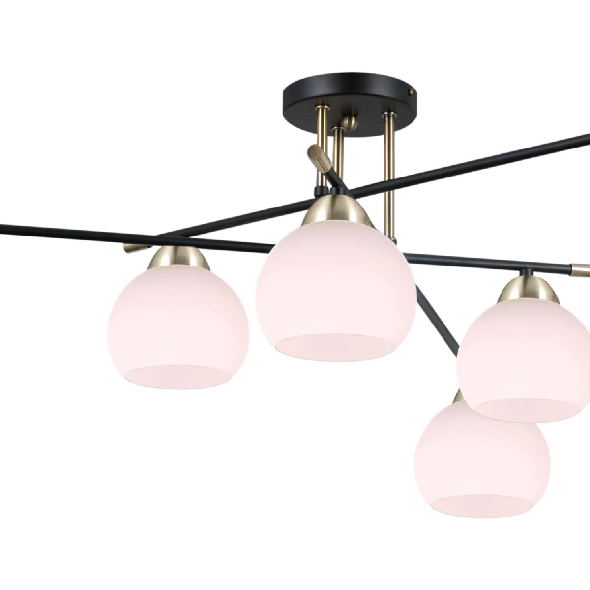 Потолочная люстра Illumico IL0446-6CSQ-24 BK AB LIBRA