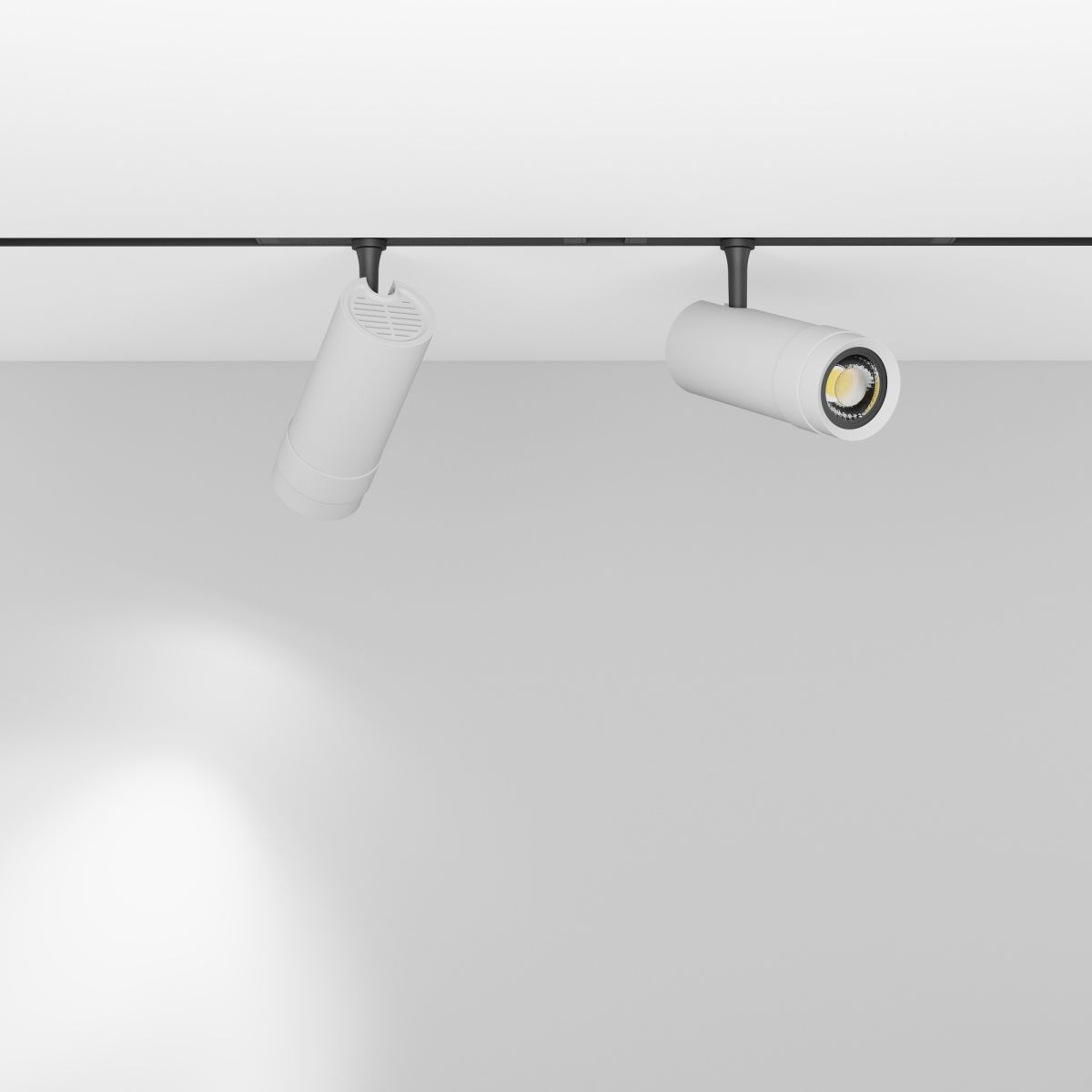 Трековый светильник Luminotti Slimline Baddy L.223.18.CCT.BKWH