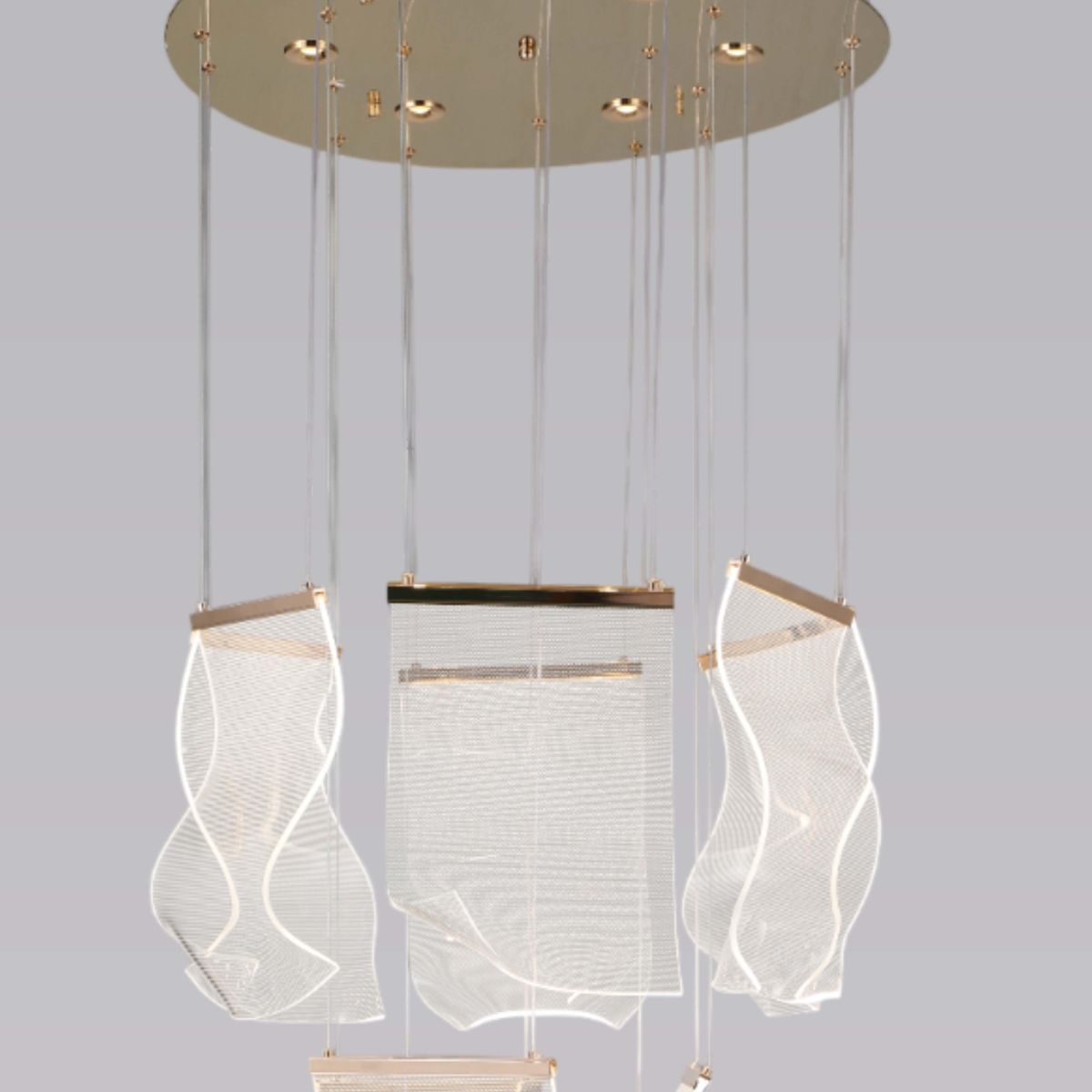 Каскадная люстра Alfa Light F1424-02