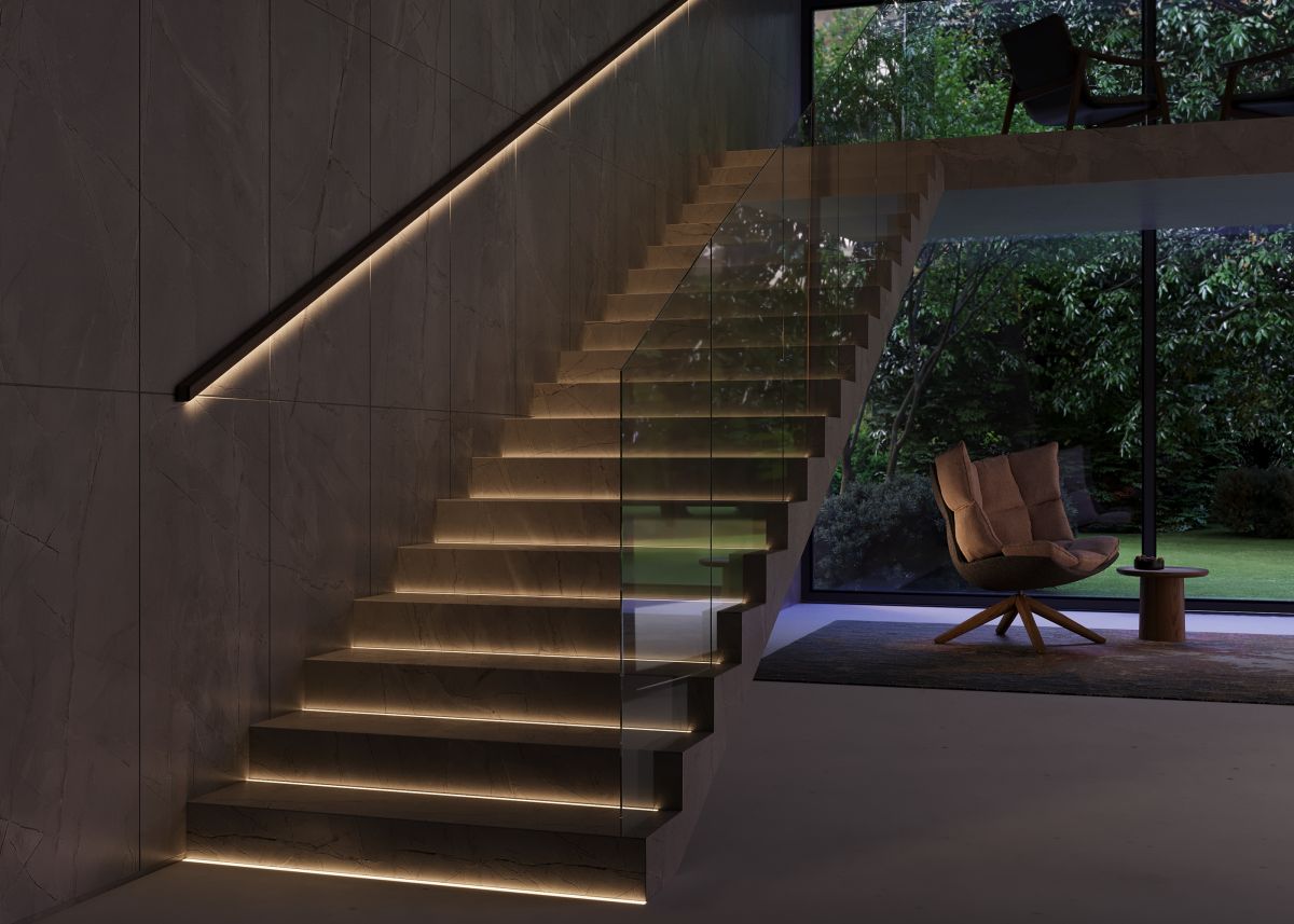 Алюминиевый встраиваемый профиль в пол Maytoni 636007