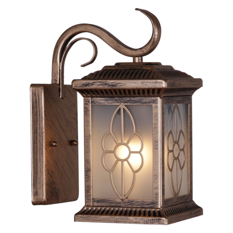 Уличный настенный светильник Reluce 08292-9.2-001U BKG