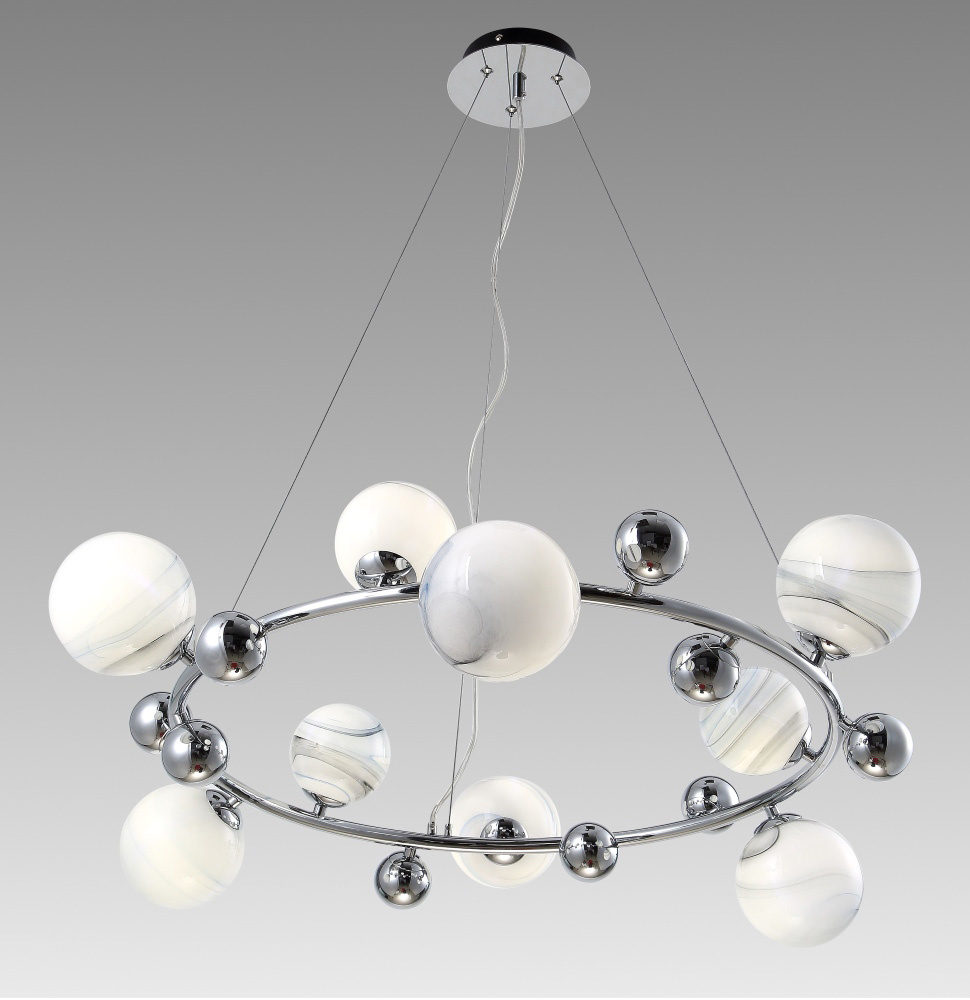 Подвесная люстра Crystal Lux Salvadore SP9H Chrome