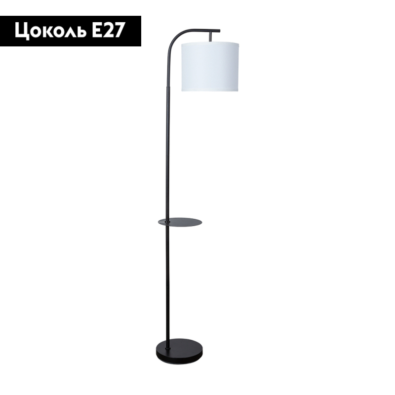 Торшер Arte Lamp Connor A4053PN-1BK