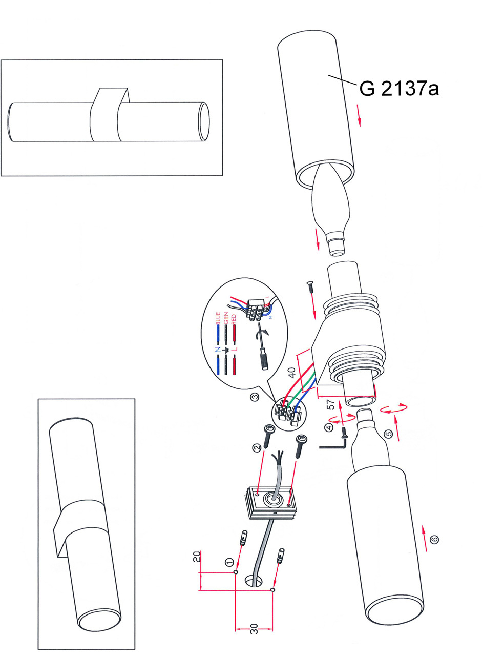 Подсветка для зеркал Odeon Light Want 2137/2W