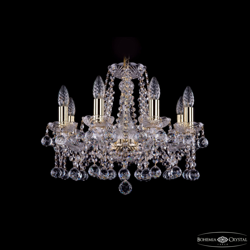 Подвесная люстра Bohemia Ivele Crystal 1413/8/165 G Balls
