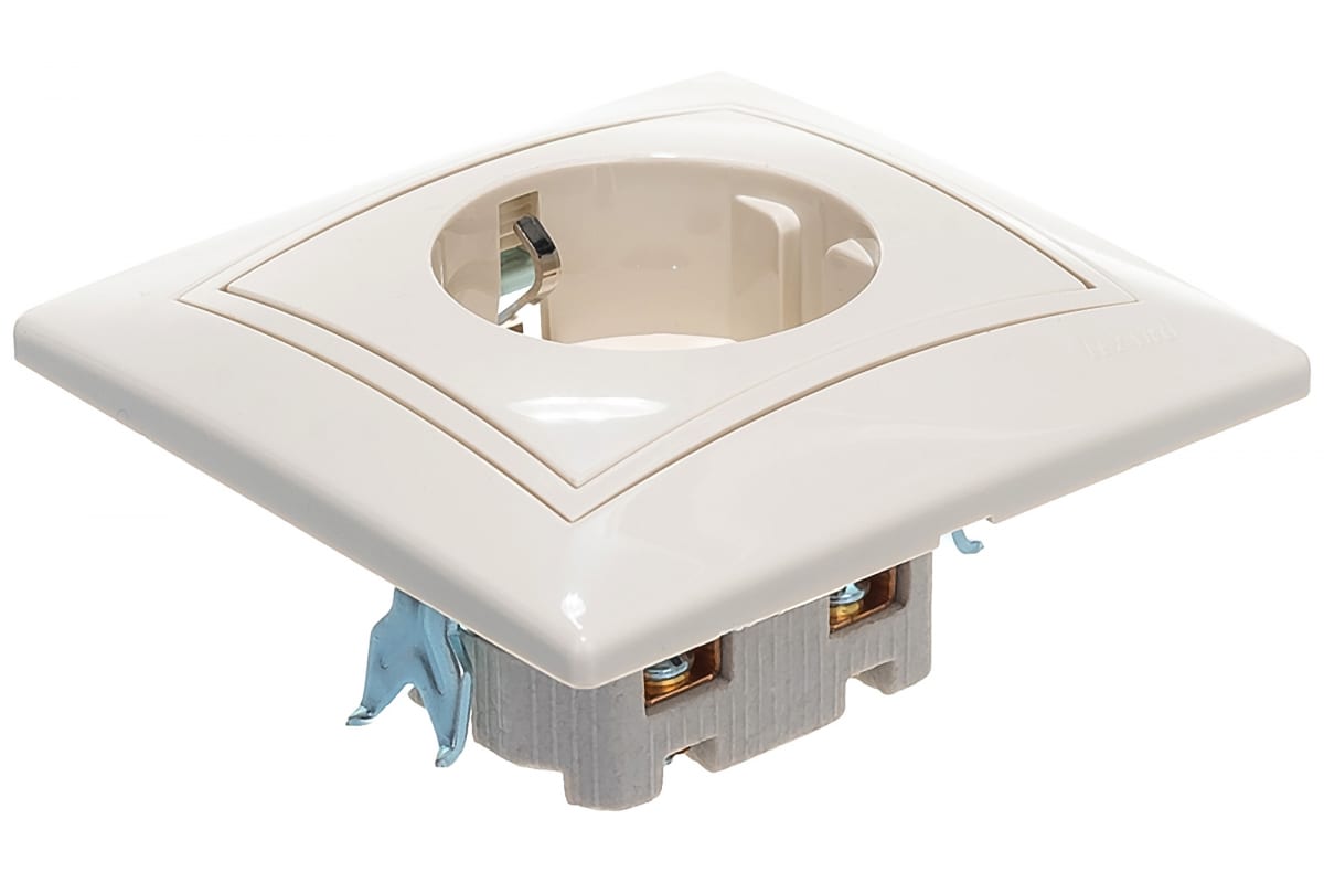 Розетка с защитой от детей Lezard Mira 701-0303-124B
