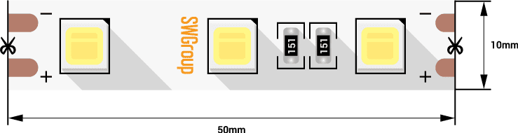 Светодиодная лента SWG SWG560-4.1-14.4-W 002443