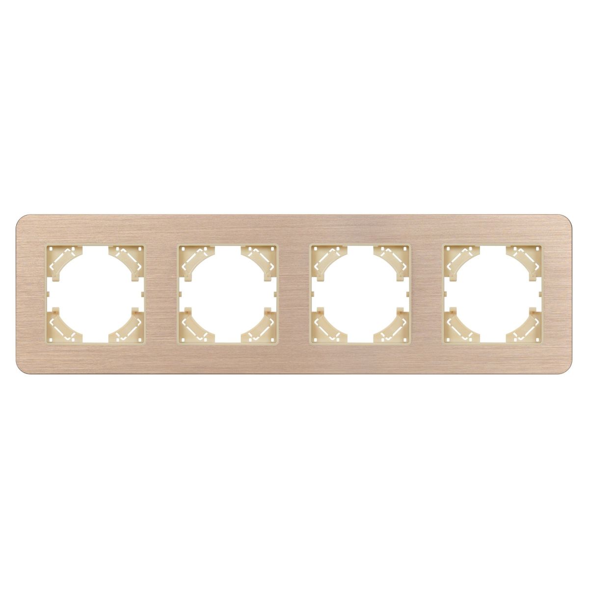 Рамка на 4 поста алюминиевая Arlight FRM-AKIRY-AL-4-GD 049733