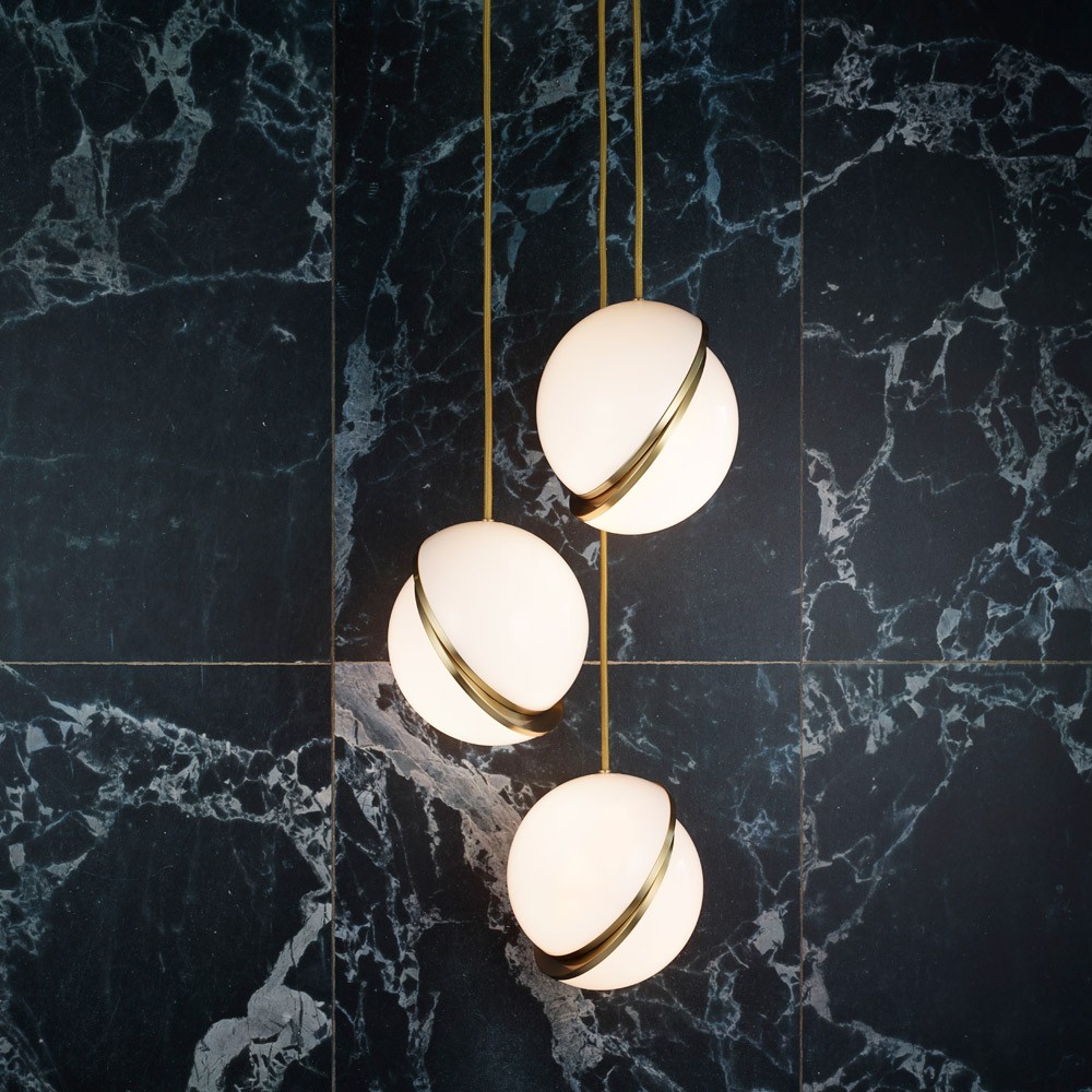 Подвесной светильник Delight Collection Crescent 9182P/3S brass