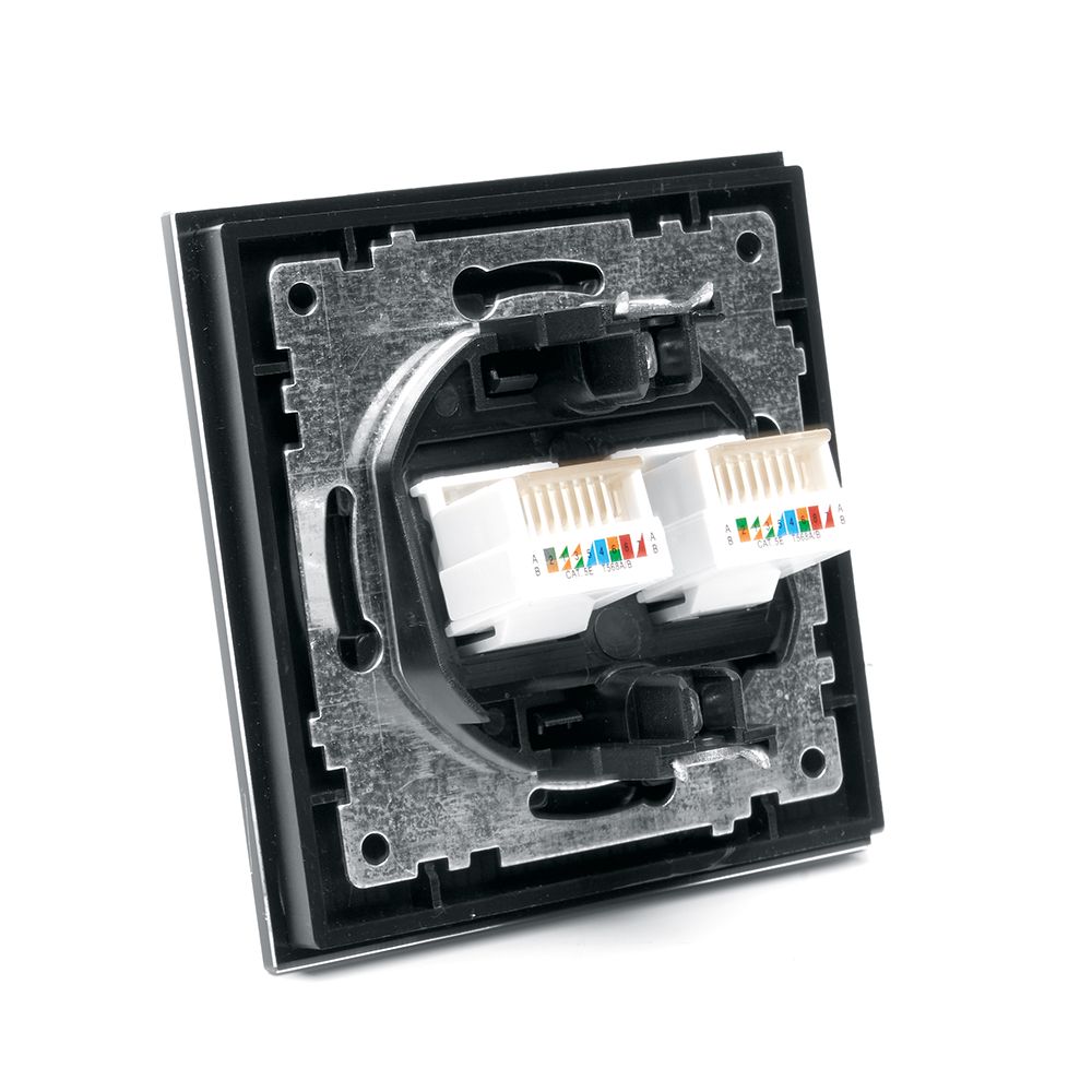 Розетка компьютерная 2-местная RJ-45 Stekker Катрин GLS00-7006-05 39509