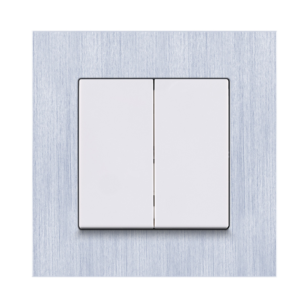 Рамка 1-постовая, серебро Kollinger Reflex AL RA1SR