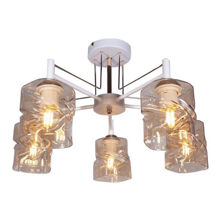 Потолочная люстра IMEX MD.4237-5-S WH+FGD