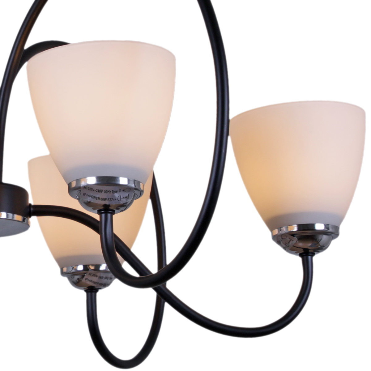 Люстра на штанге Reluce 01269-0.3-06 BK+CR