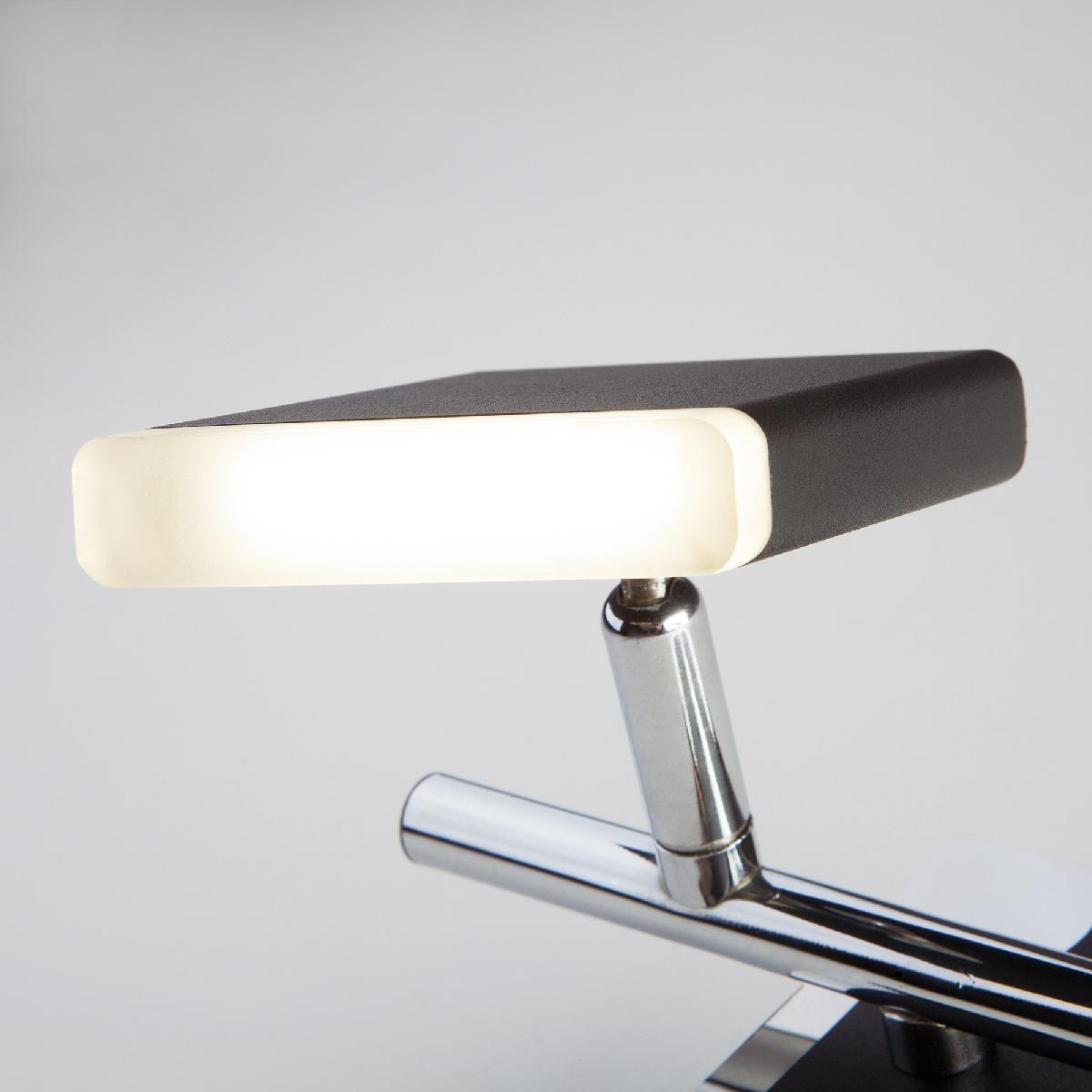 Настенный светодиодный светильник Eurosvet Collin 20000/2 черный