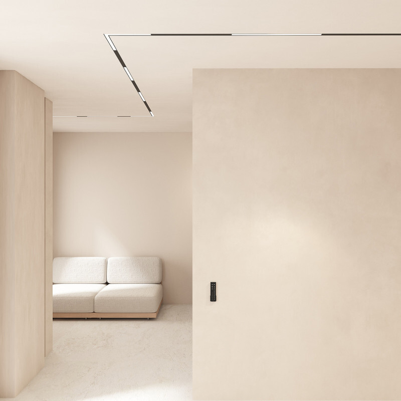 Трековый однофазный светильник Denkirs Smart Linear Zigbee DK8303-BK