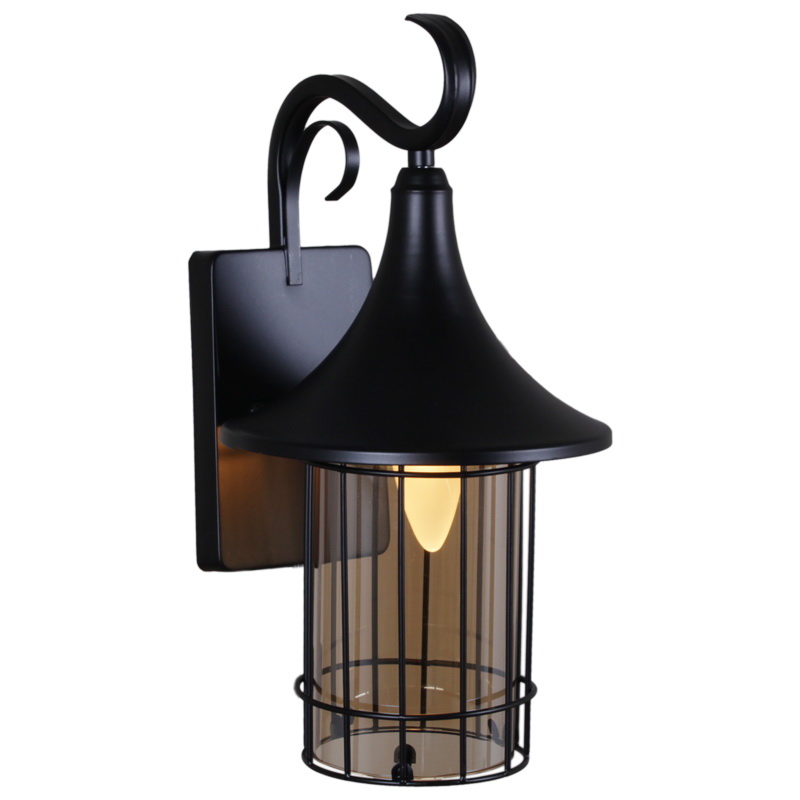 Уличный настенный светильник Reluce 08290-9.2-001U BK