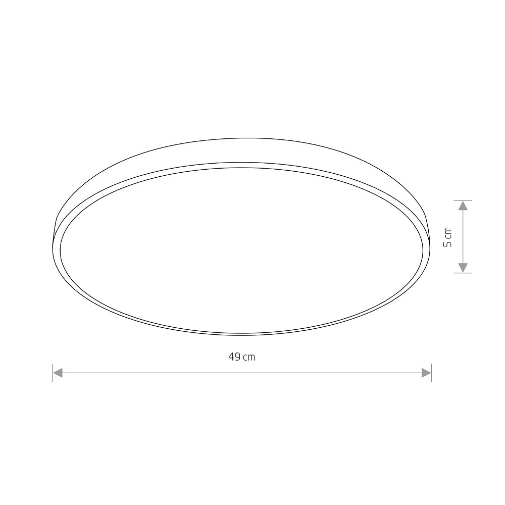 Потолочный cветильник Nowodvorski Agnes Round Led Pro Black 10973