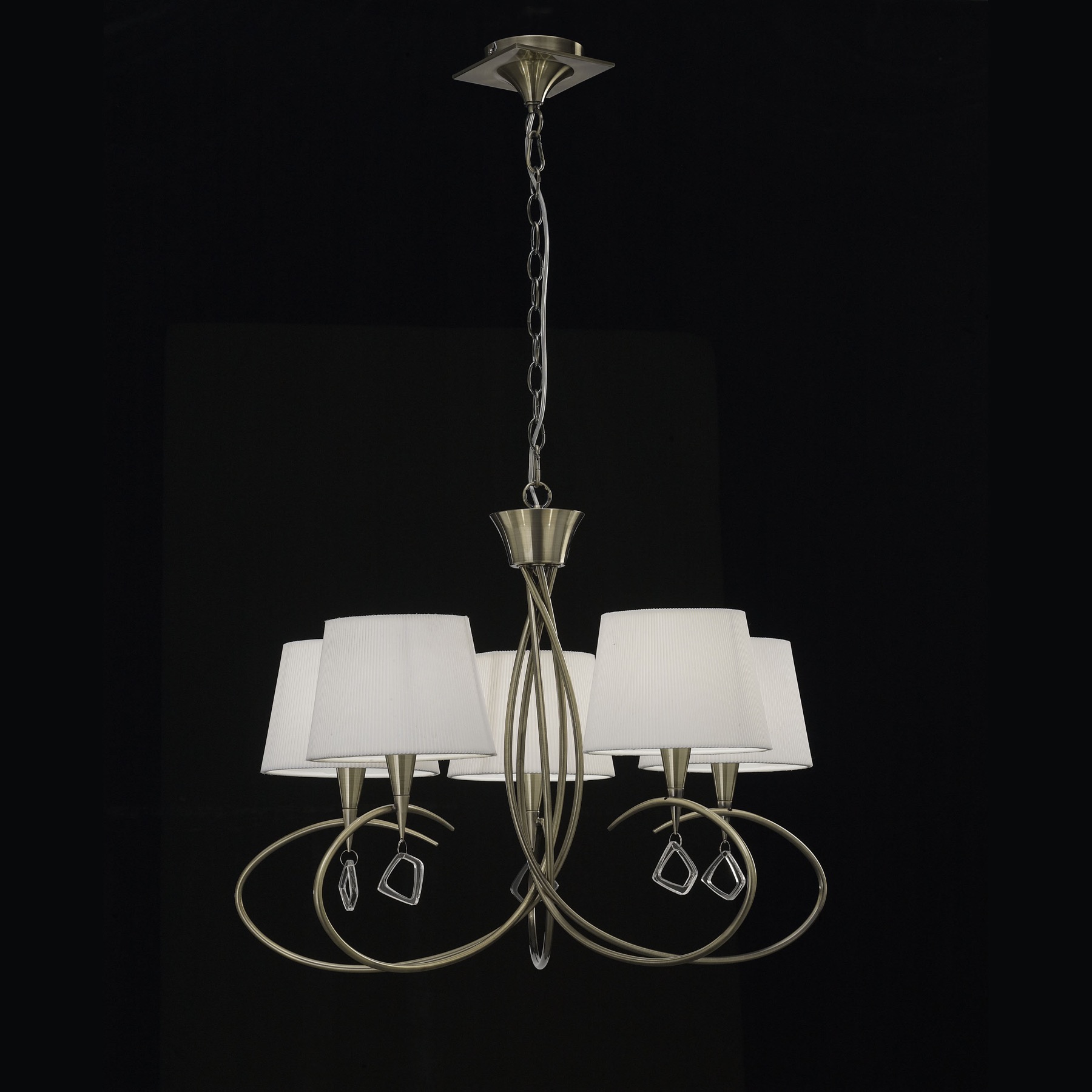 Подвесная люстра Mantra Mara Antique Brass 1621