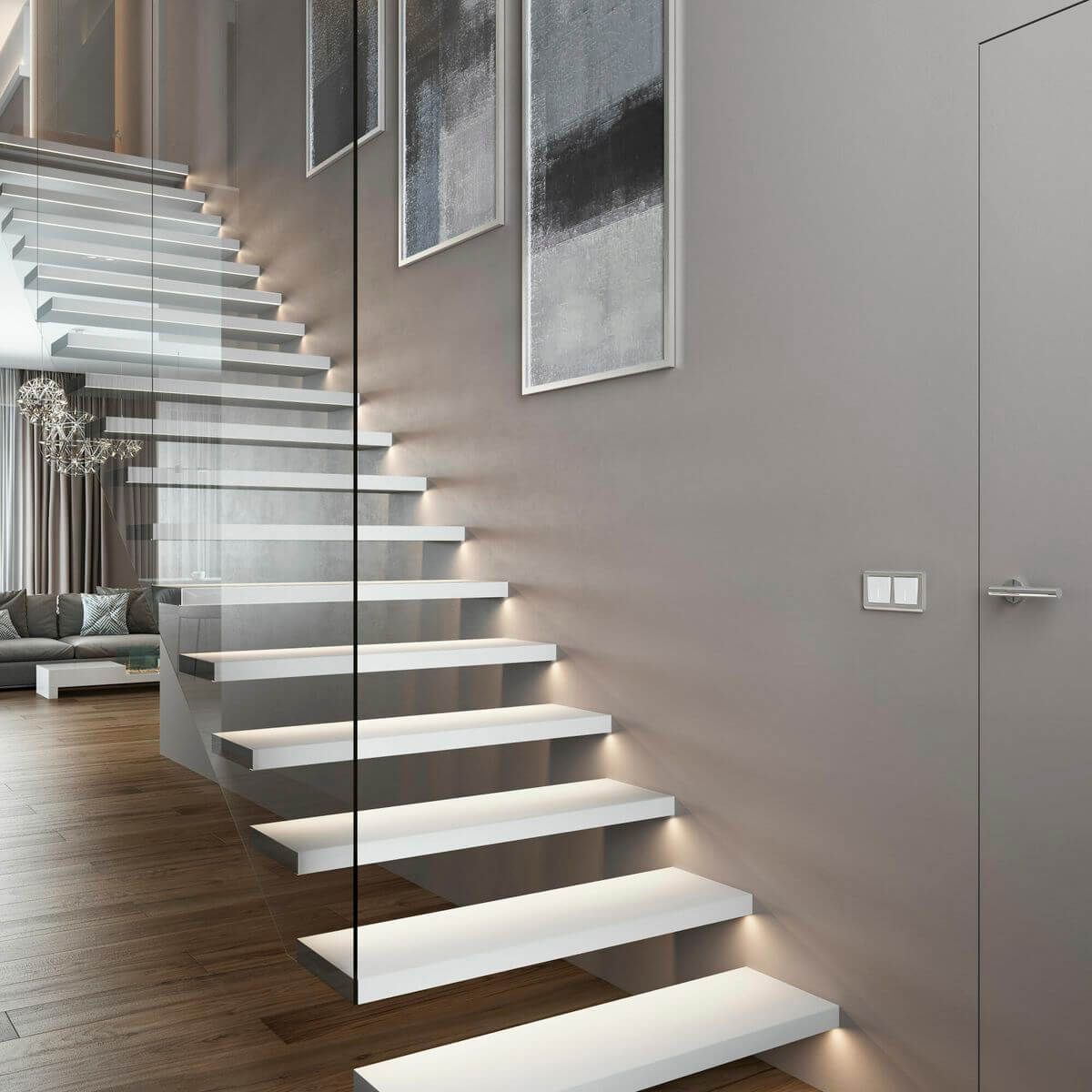 Выключатель одноклавишный с подсветкой Werkel 4690389184567 W1110161