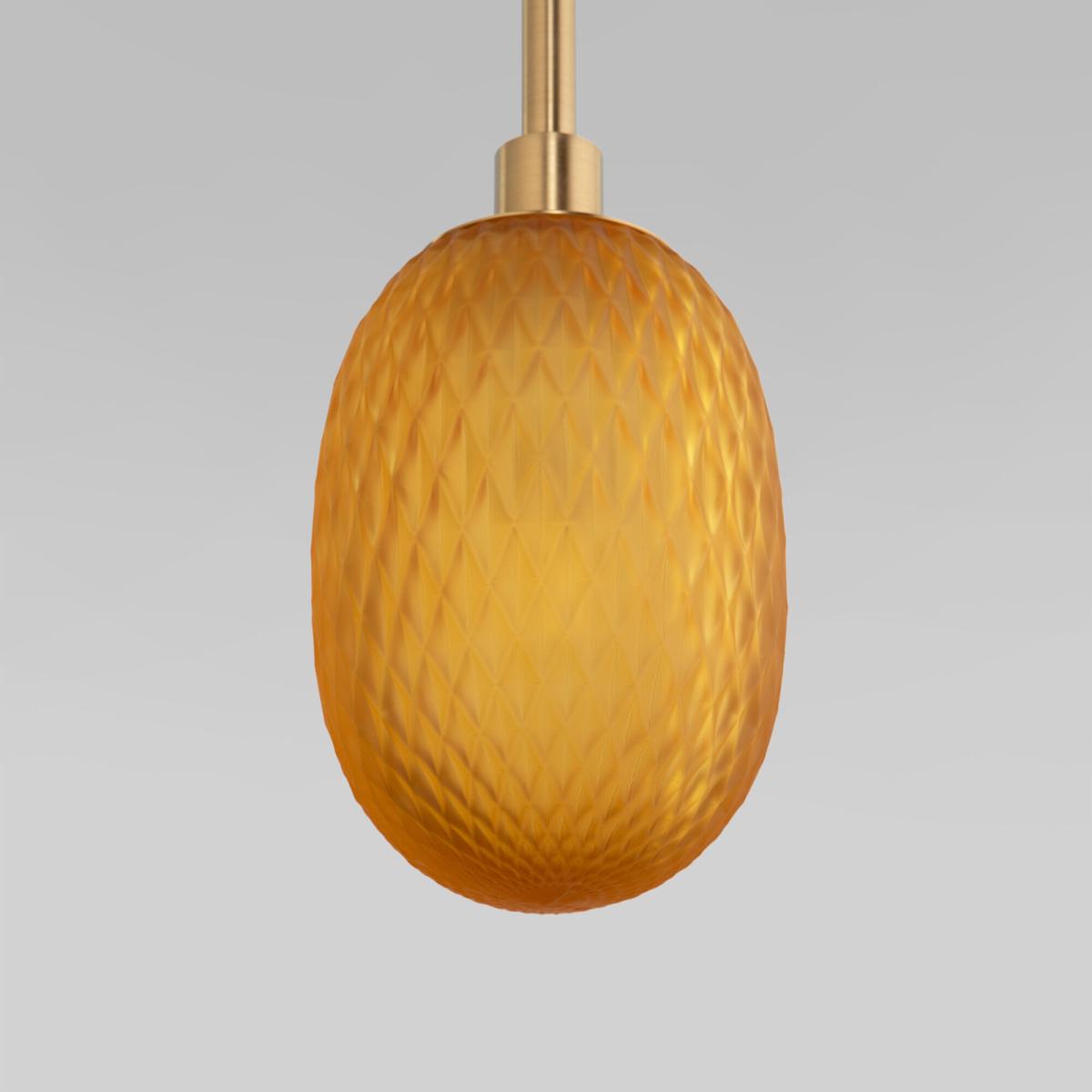Подвесной светильник Eurosvet Pineapple 50266/1 янтарный a066525