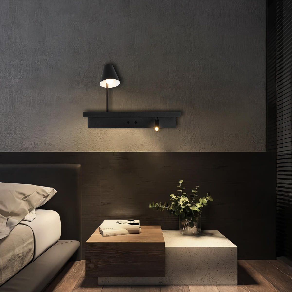 Бра Loft IT Shelf 10216/2W Black