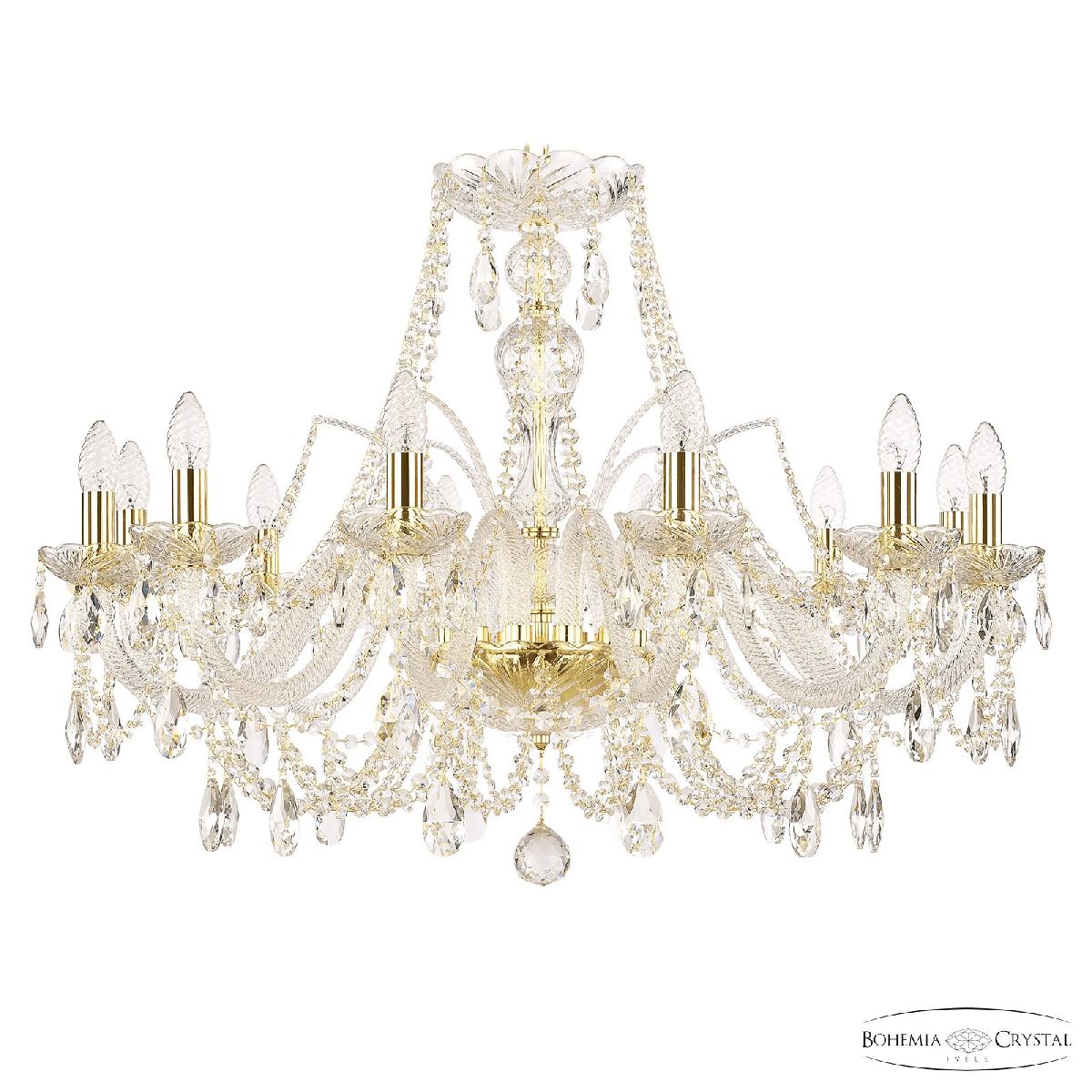 Подвесная люстра Bohemia Ivele Crystal 105/12/300 G
