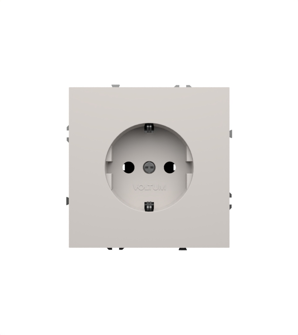 Розетка Voltum S70 VLS040102 (белый матовый)