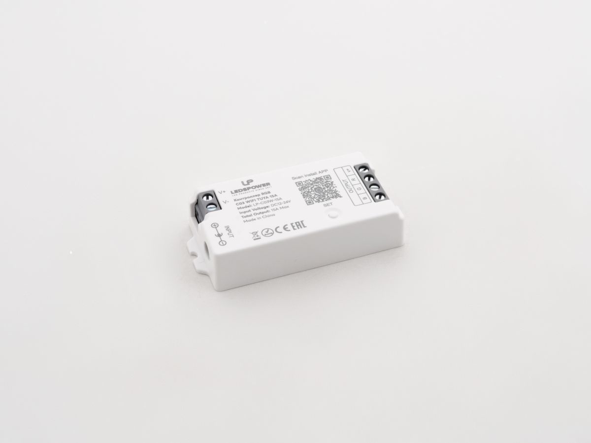 Контроллер LEDS POWER RGB C03 WIFI TUYA 15А 006444