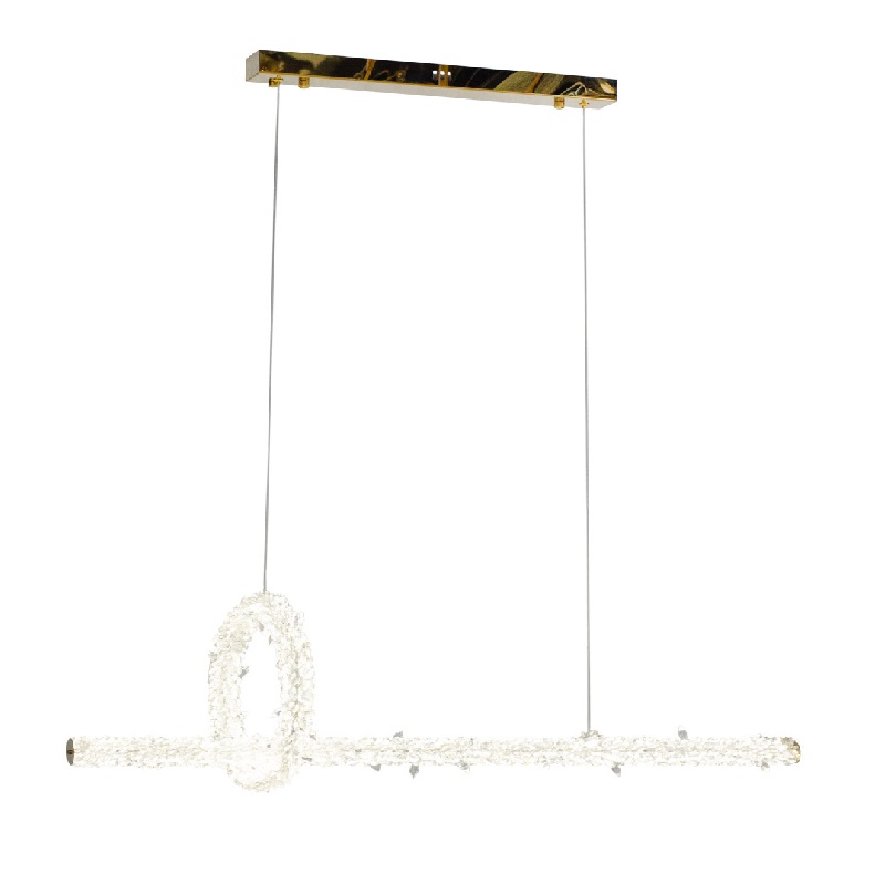 Подвесная люстра AM Group Ovale GD D1000+300