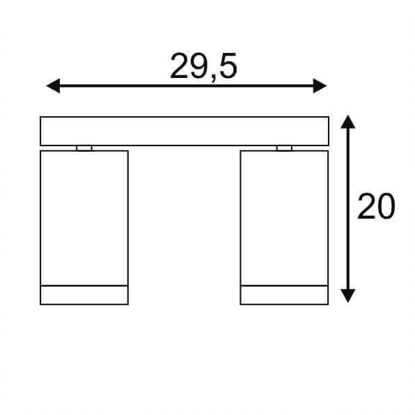 Светодиодный спот SLV Bilas Double 156431