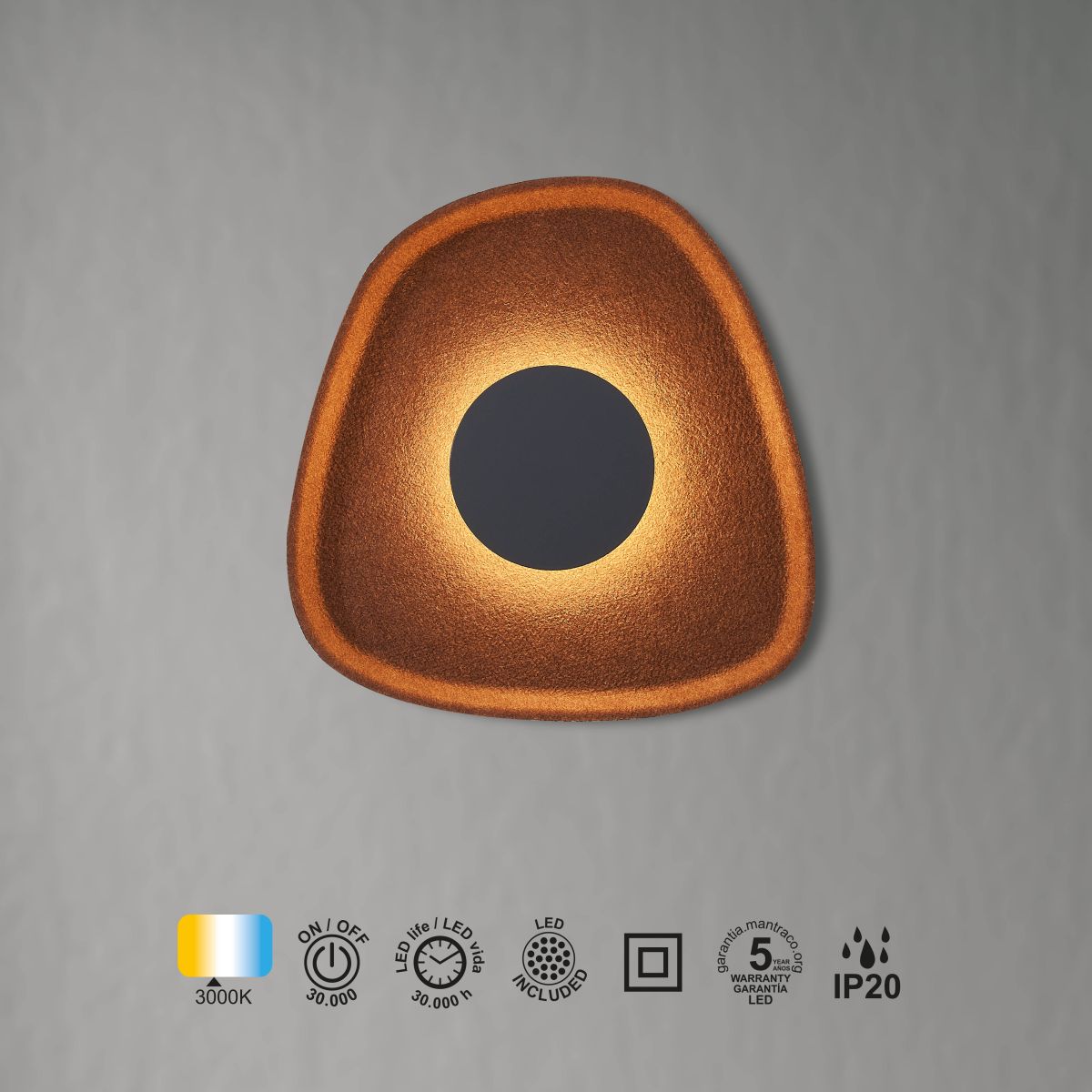 Настенный светильник Mantra Acustic 9443