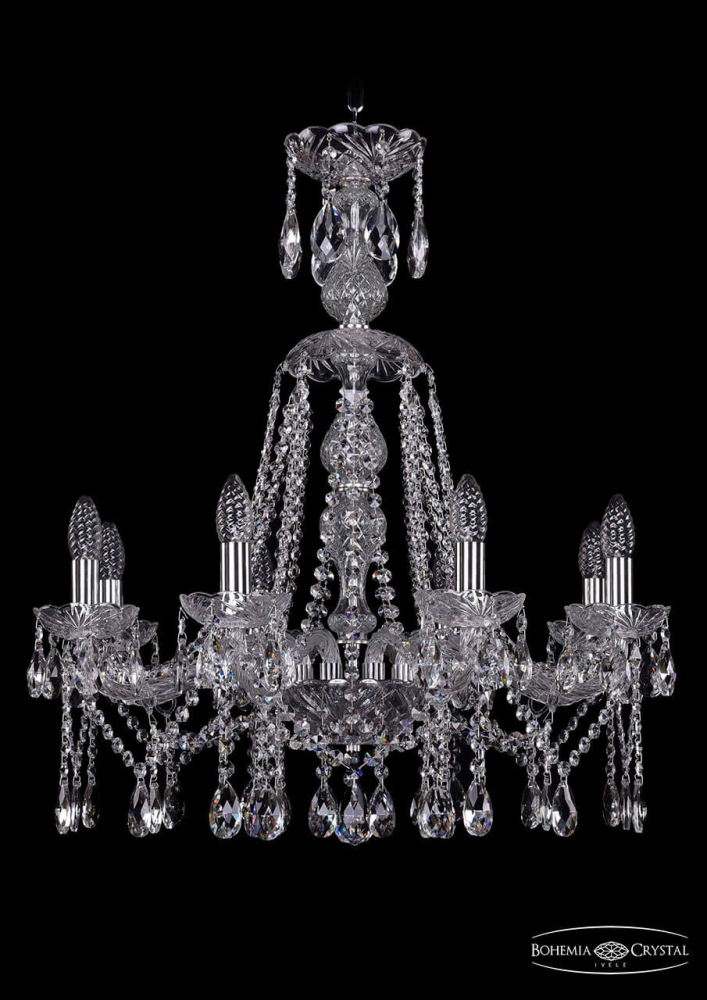 Подвесная люстра Bohemia Ivele 1413/8/220/XL-73/Ni